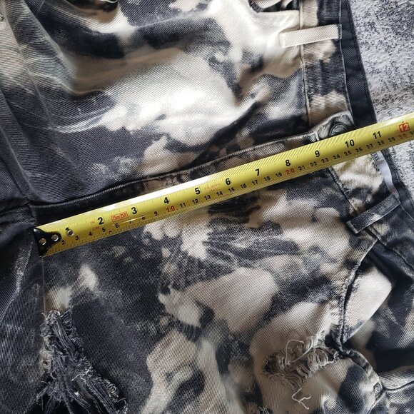 Custom hand painted Tie Dye Cargo Pocket Jeans Demobaza style~ - Picture 13 of 15